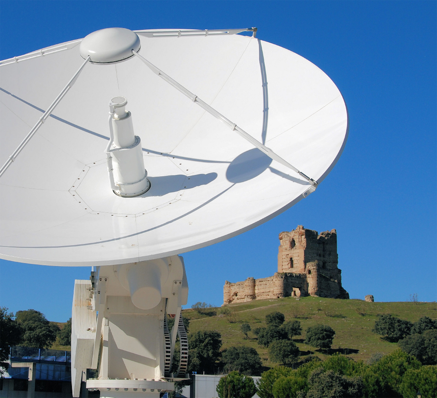 ESAC antenna casttle